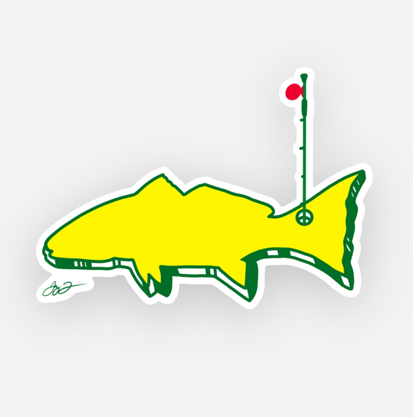 Masters Redfish Decal