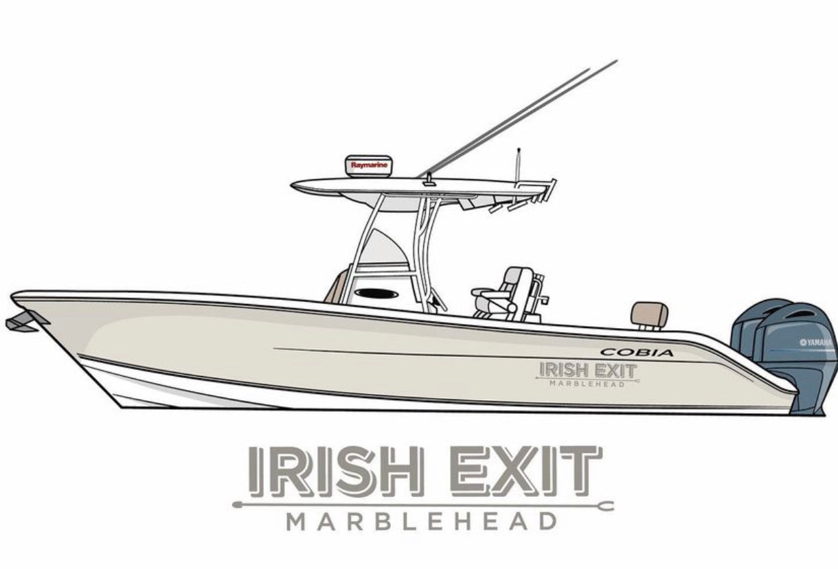 Custom Boat Line Drawings 50% Deposit (Read Description!)