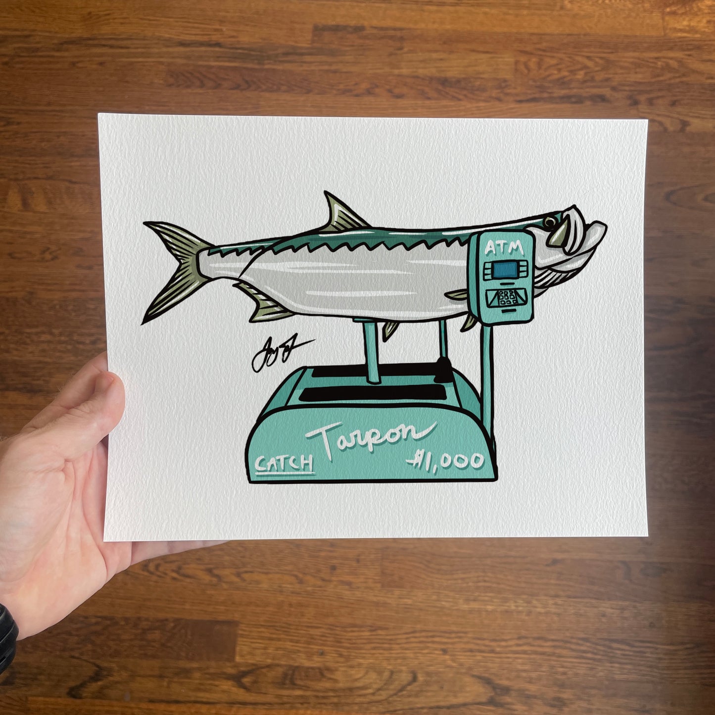 Open Edition: Tarpon Ride Print